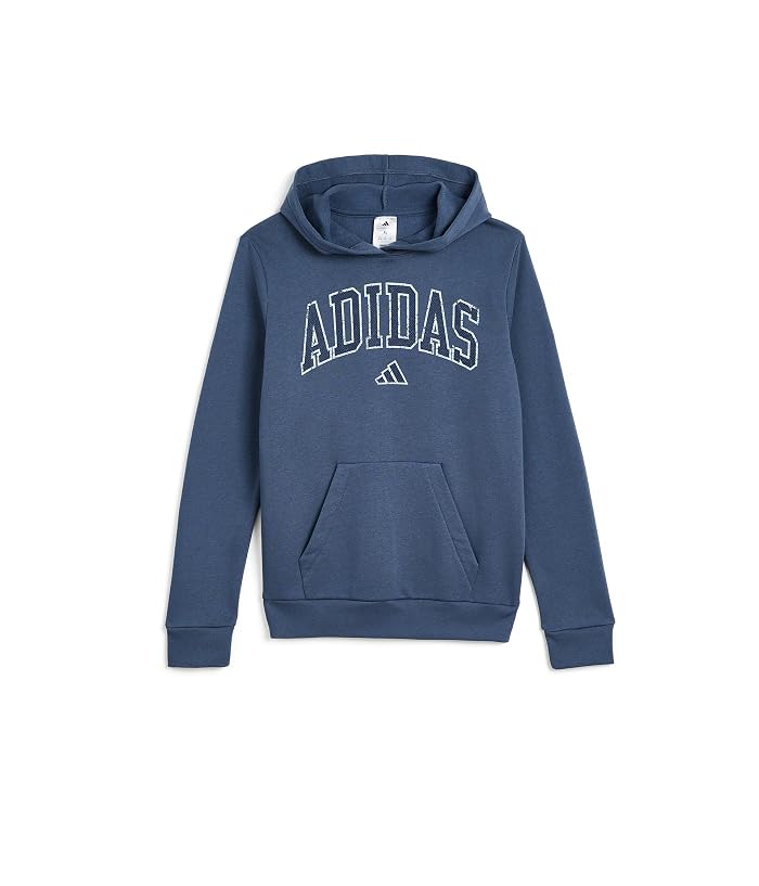 adidas Kids Collegiate Arch Fleece Hooded Pullover (Big Kid) - Image 4