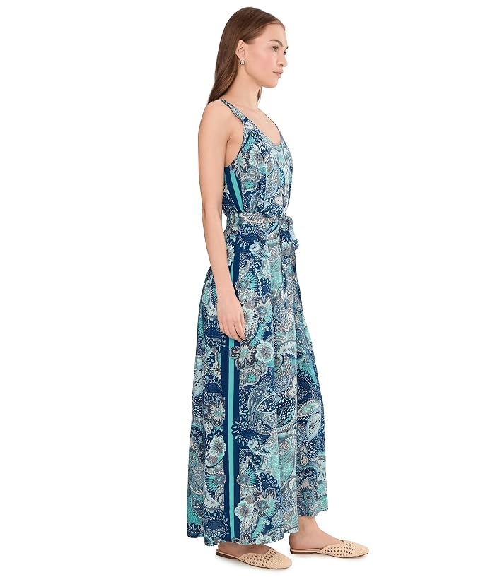 Liverpool Los Angeles Sleeveless Woven Maxi Dress with Self Belt - Image 3