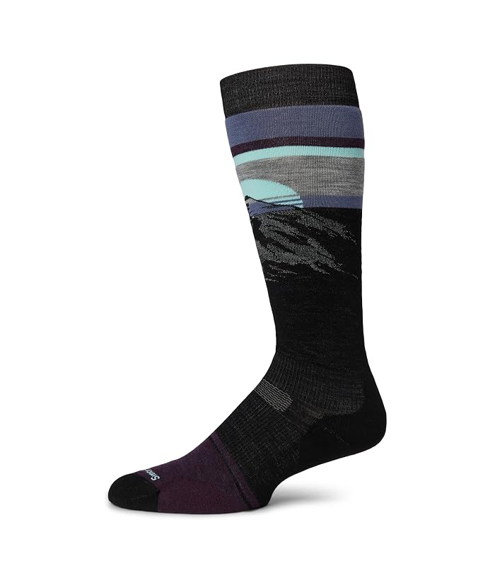 Smartwool Snowboard Targeted Cushion Mountain Sunrise Over The Calf Socks
