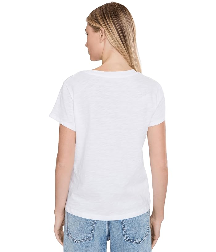 Elliott Lauren Upper Deck - Short Sleeve Tee with Assymetrical Side Button Detail - Image 4