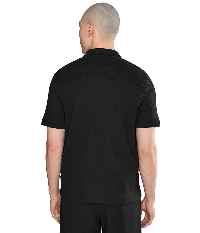 Vince Mesh Knit Short Sleeve Cabana Shirt - Image 4