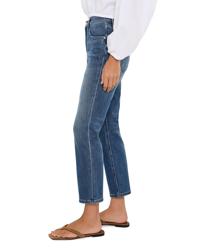 KUT from the Kloth Petite Blair High-Rise Fab AB New Straight Leg 5 Pockets in Razor - Image 3