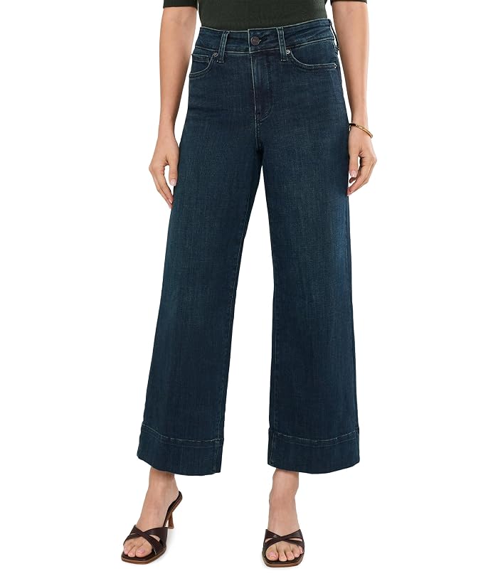 NYDJ Teresa Wide Leg Ankle 3" Hem Jeans