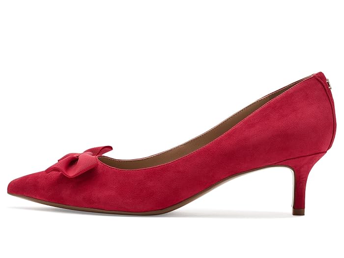 Lauren Ralph Lauren Adrienne Bow-Trim Suede Pumps - Image 2
