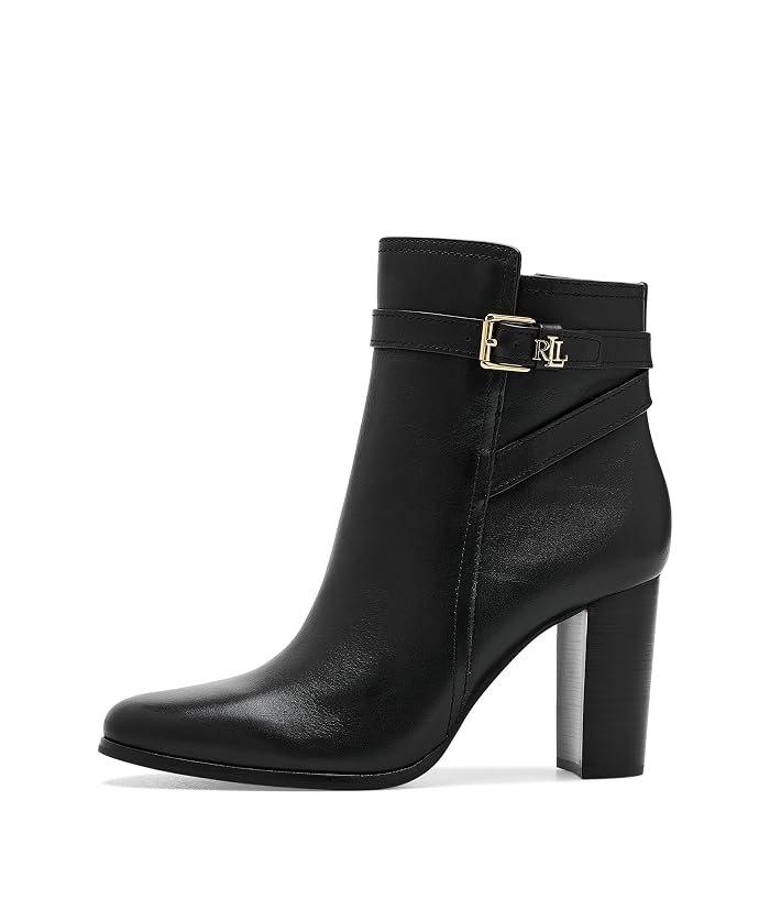 Lauren Ralph Lauren Brooke II Calfskin Bootie Heels - Image 4