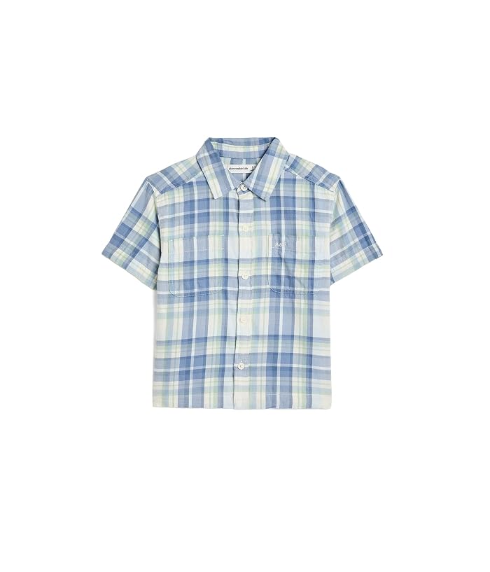 abercrombie kids Boxy Woven Shirt (Big Kids) - Image 4