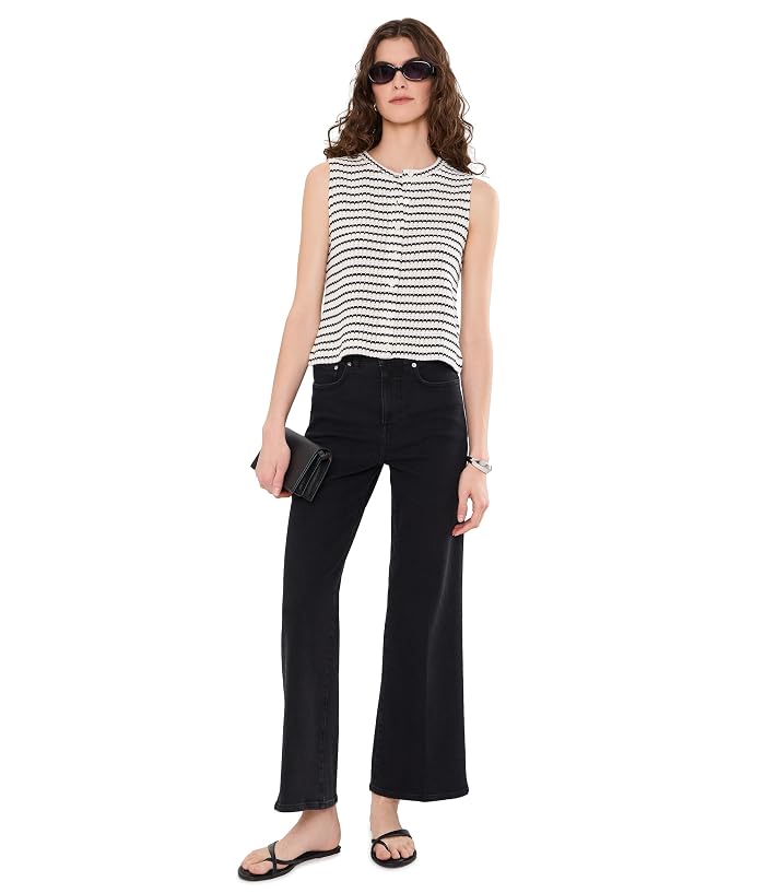Madewell Tuck Stitch Shell with Buttons - Image 2