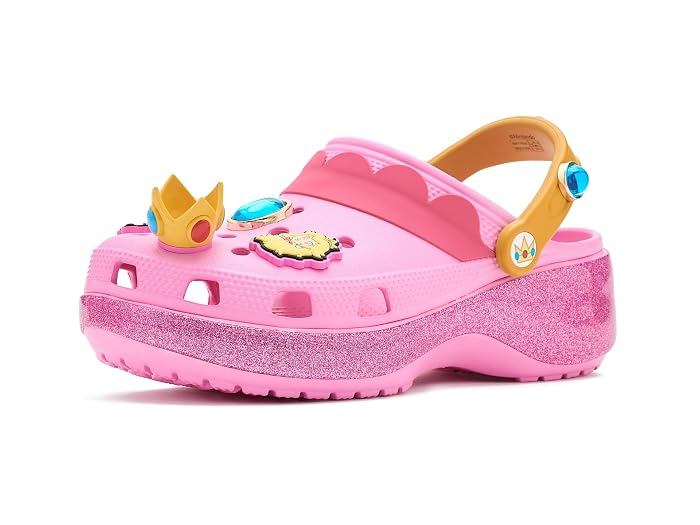 Crocs Super Mario Princess Peach Classic Platform Clog