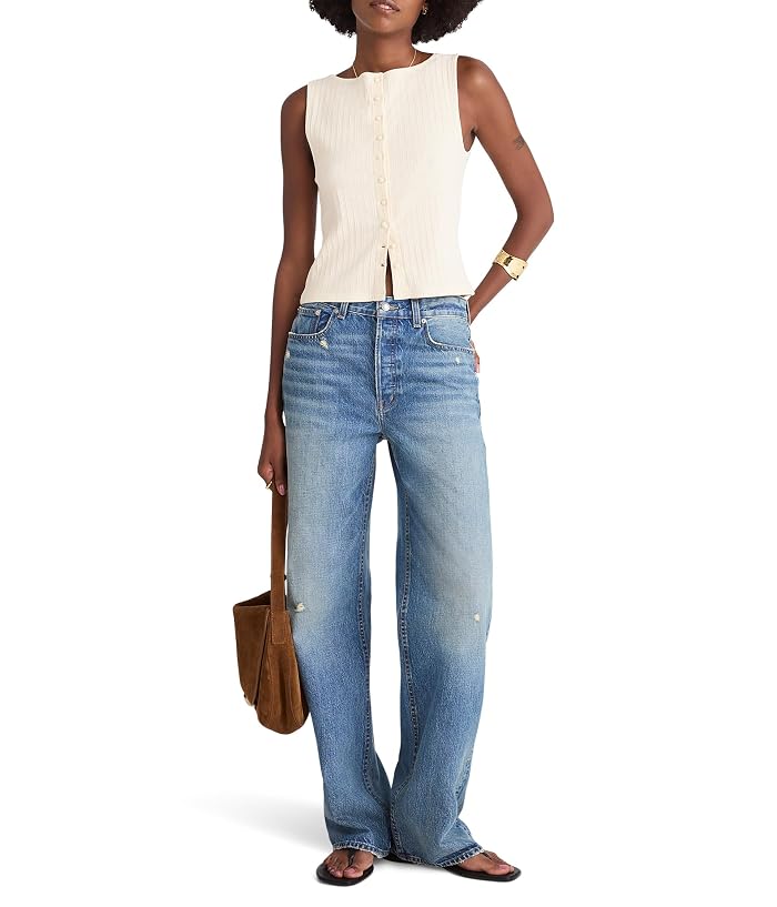 Madewell Ribbed Crewneck Shell Top - Image 4