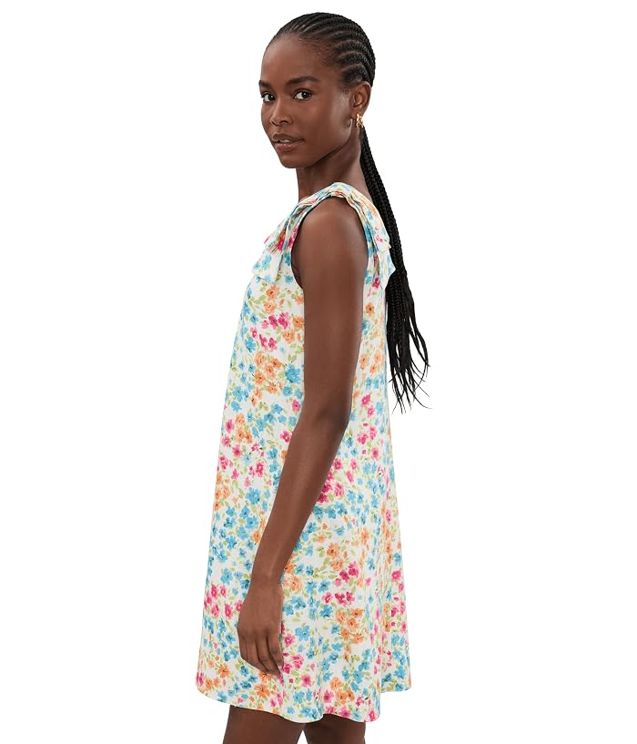 CeCe Floral Bow Strap A-Line Dress - Image 3