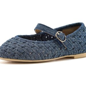 Janie and Jack Denim Ballet Flats (Toddler/Little Kid/Big Kid)