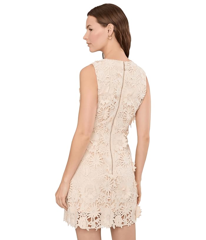 Avec Les Filles Sleeveless 3d Floral Lace Mini Dress - Image 4
