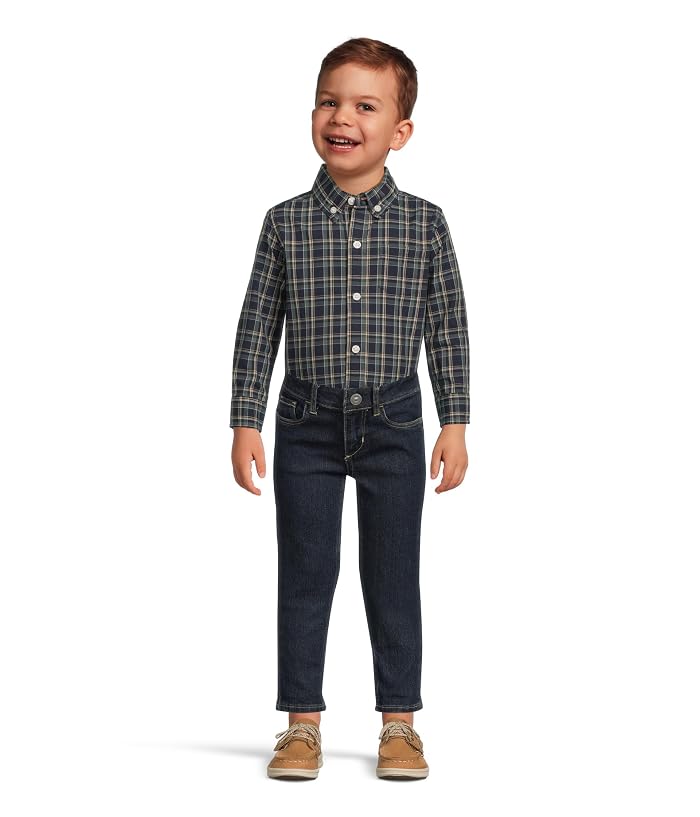 Janie and Jack Plaid Poplin Button Down Shirt (Infant) - Image 4