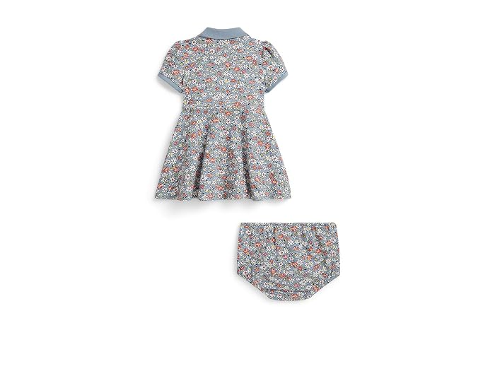 Polo Ralph Lauren Kids Floral Mesh Faux-Wrap Dress & Bloomer (Infant) - Image 2