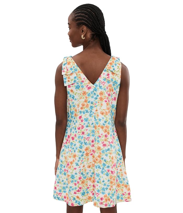CeCe Floral Bow Strap A-Line Dress - Image 4