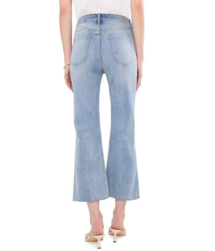 Liverpool Los Angeles Mid-Rise Hannah Crop Flare Jeans with Cut Hem 25.5" Inseam - Image 4