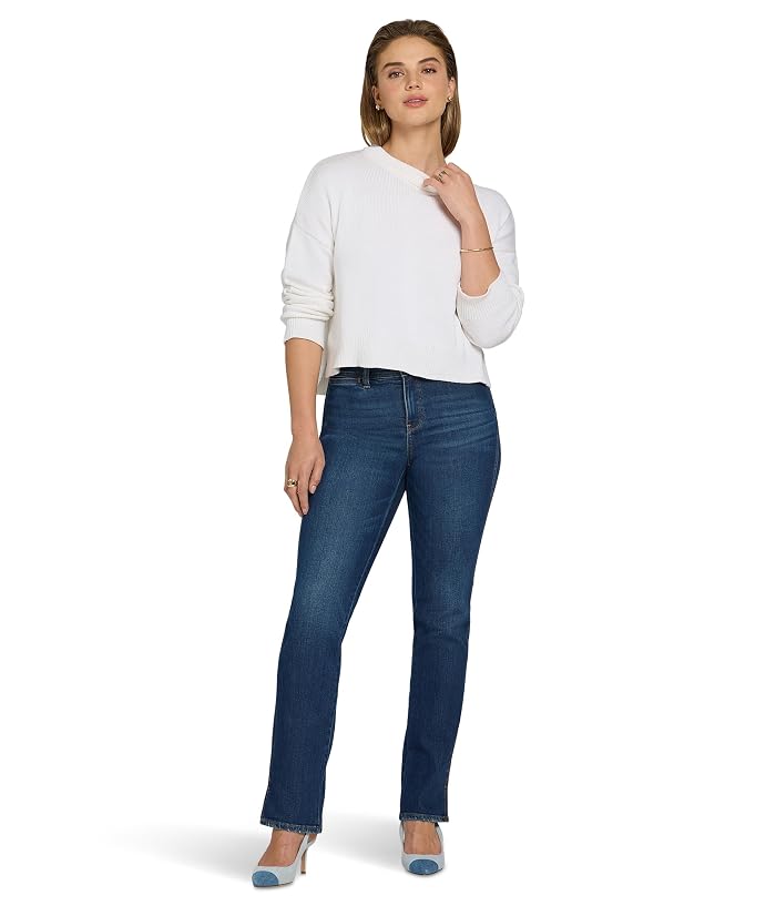 NYDJ Petite Marilyn Straight Side Slit Jeans - Image 2
