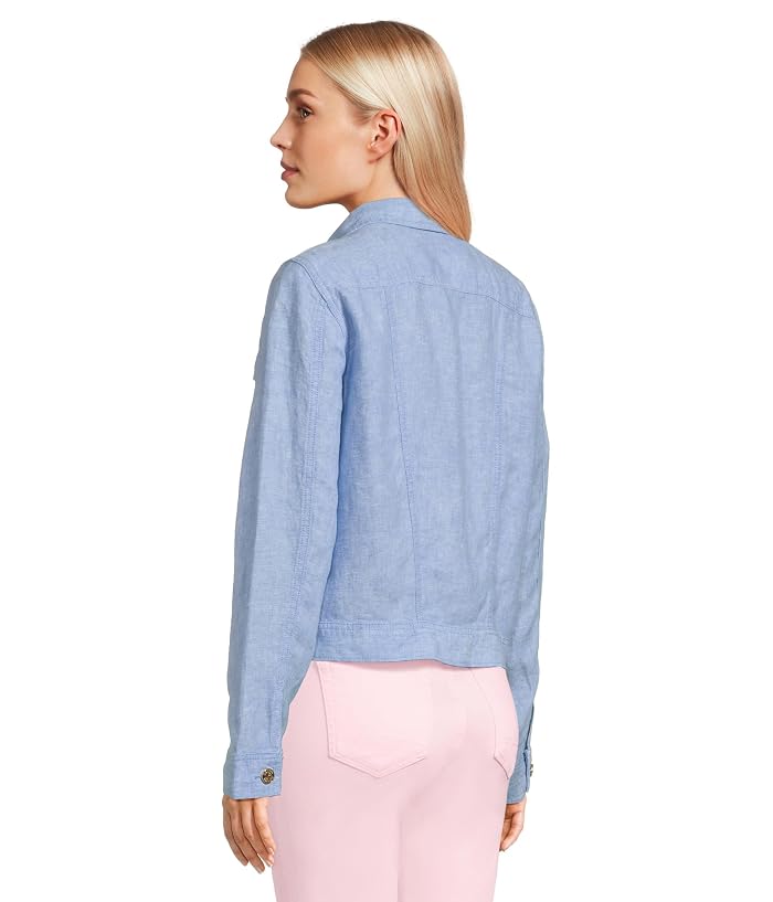 Lilly Pulitzer Seaspray Linen Jacket - Image 3