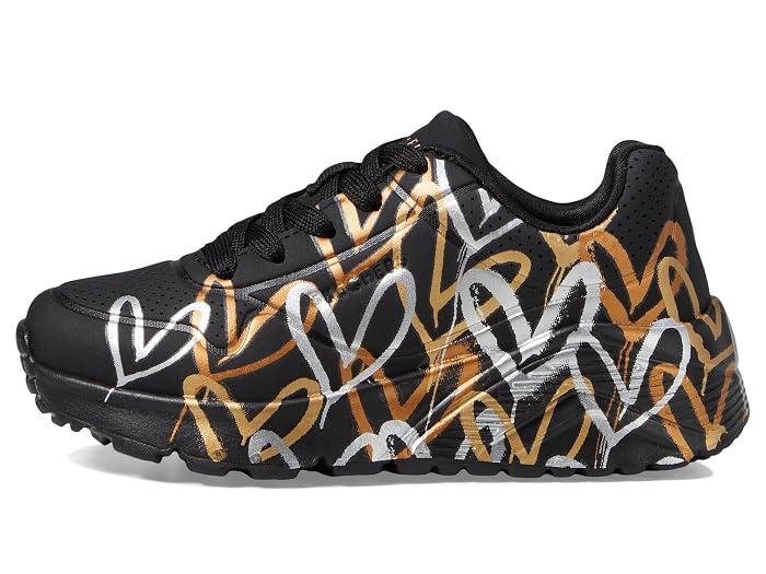 SKECHERS KIDS Uno Lite - Metallic Love 314067L (Little Kid/Big Kid) - Image 4