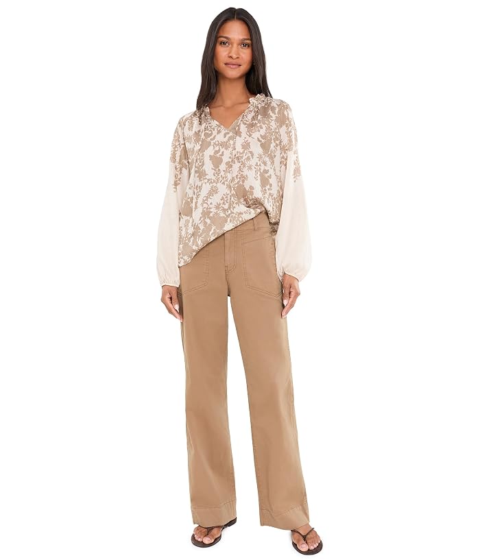 Vince Camuto Split-Neck Raglan Sleeve Blouse - Image 2