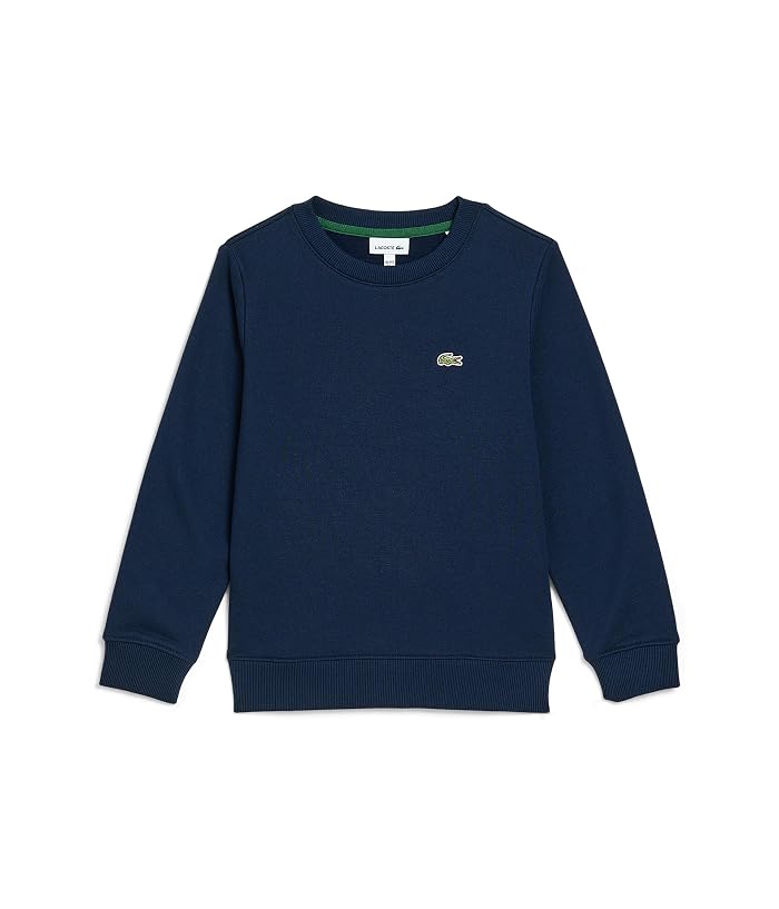 Lacoste Kids Crew Neck Sweatshirt (Big Kid) - Image 4