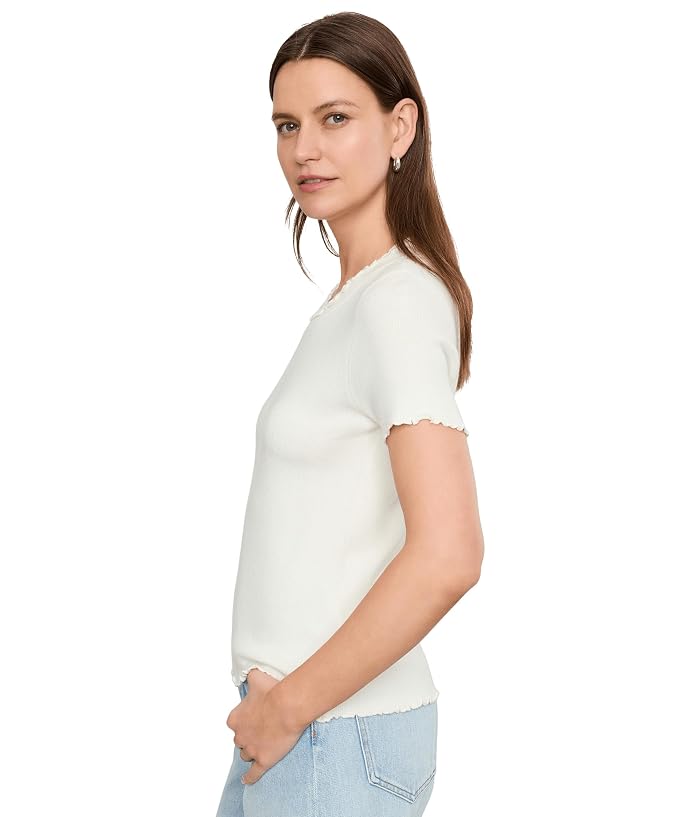 NIC+ZOE Ruffle Trim Sweater Tee - Image 3