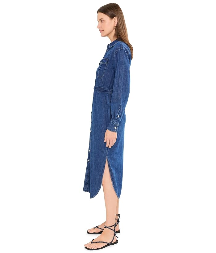 Lauren Ralph Lauren Belted Denim Midi Shirtdress - Image 3