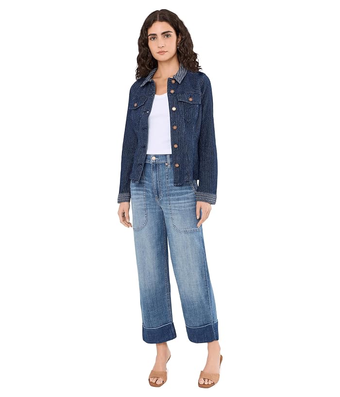 Liverpool Los Angeles Fit and Flare Stretch Denim Trucker Jacket - Image 2
