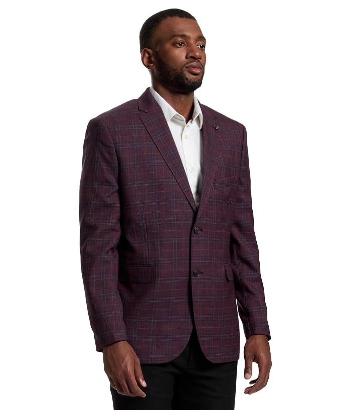 Johnston & Murphy Windowpane Plaid Dress Blazer - Image 2