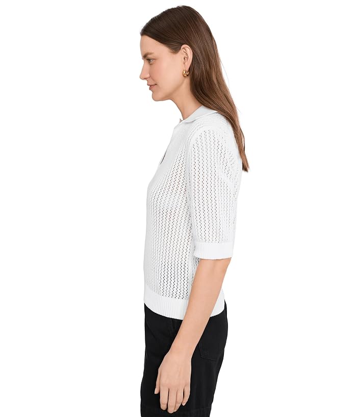 NIC+ZOE Mesh Polo Sweater - Image 3