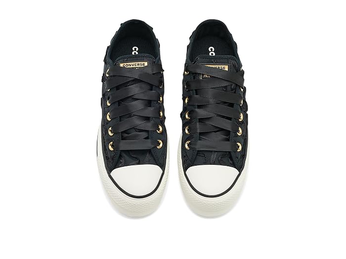 Converse Chuck Taylor All Star Lift Platform Ribbon Low Top Sneakers - Image 2