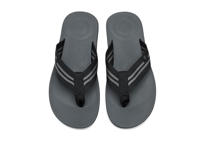 FitFlop Iqushion Two-Stripe Webbing Flip-Flops - Image 2