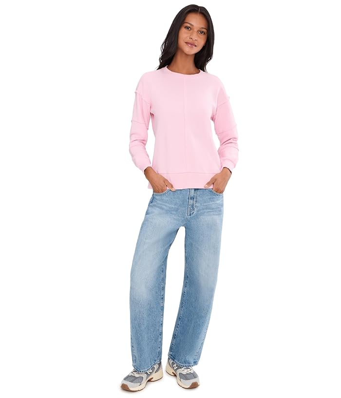Mod-o-doc Long Sleeve Seamed Boxy Sweatshirt - Image 2