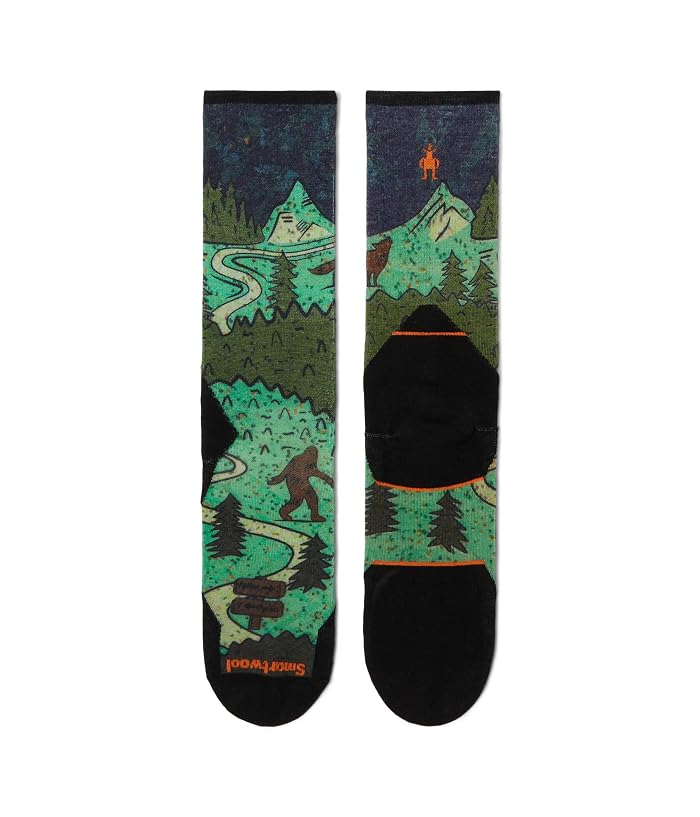 Smartwool Trail Run Targeted Cushion Neature Print Crew Socks - Image 2