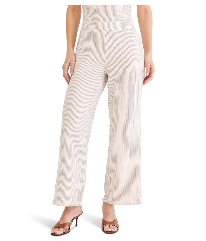NIC+ZOE 28" Pinstripe Gauze Wide Leg Pant