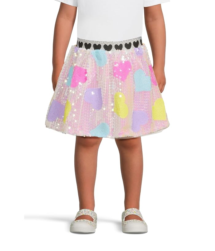 Lola and The Boys Candy Hearts Sequin Skirt (Toddler/Little Kid/Big Kid)