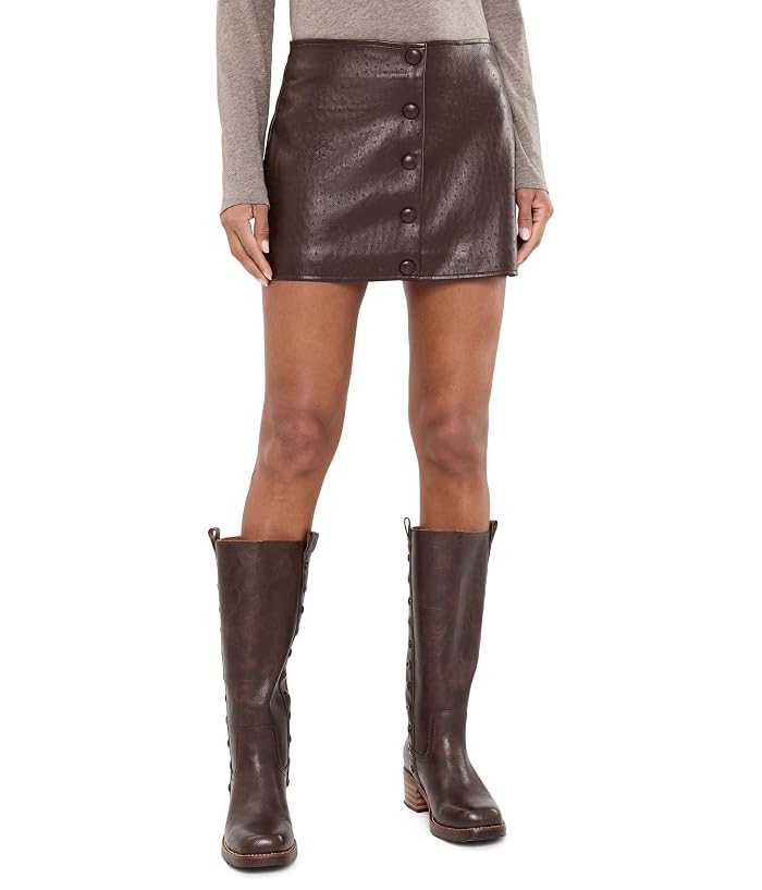 Blank NYC Wait For It Vegan Leather Mini Skirt
