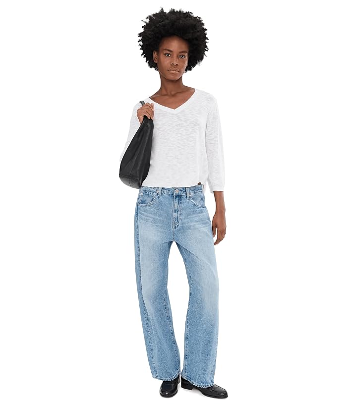 Mod-o-doc 3/4 Sleeve V-Neck Sweater - Image 2