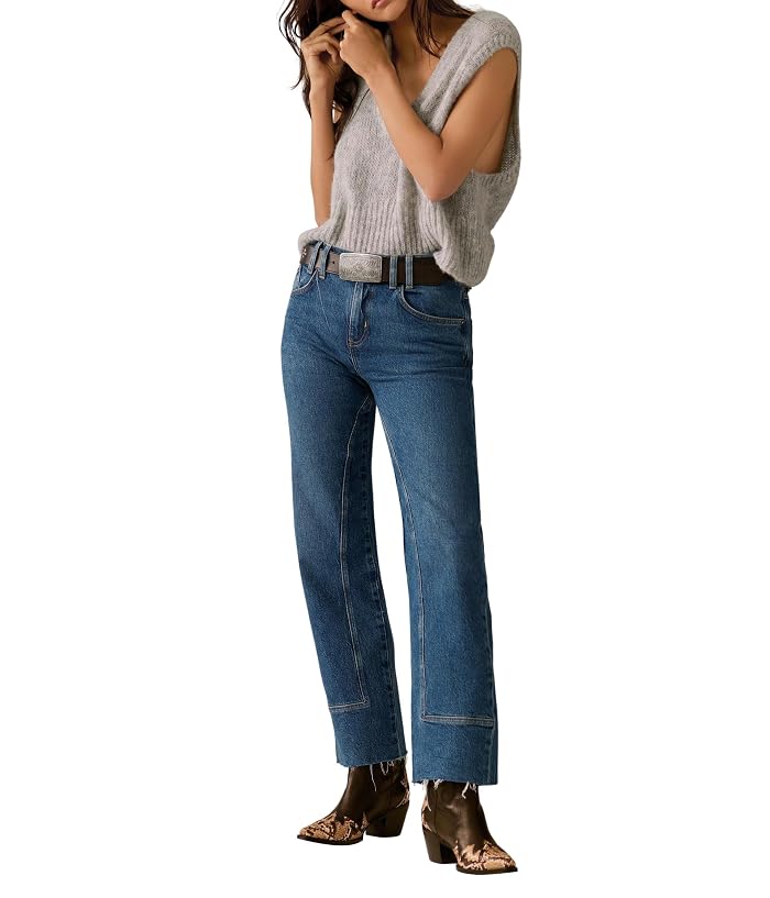 Free People Risk Taker Mid-Rise Straight