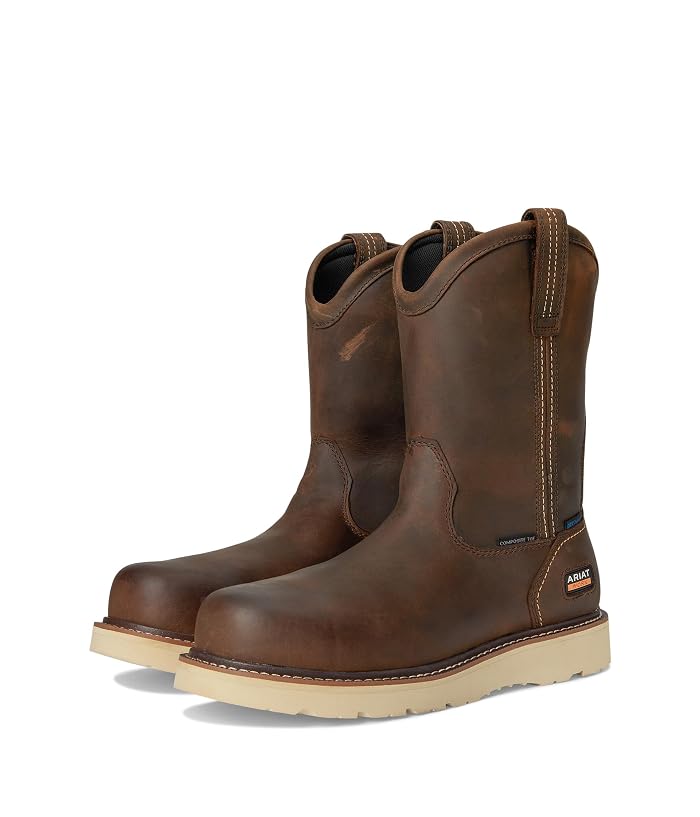 Ariat Work Rebar Wedge Pull-On Waterproof Composite Toe Work Boots