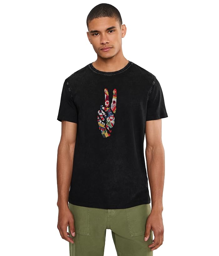 John Varvatos World Flags Peace Tee KG7781F26