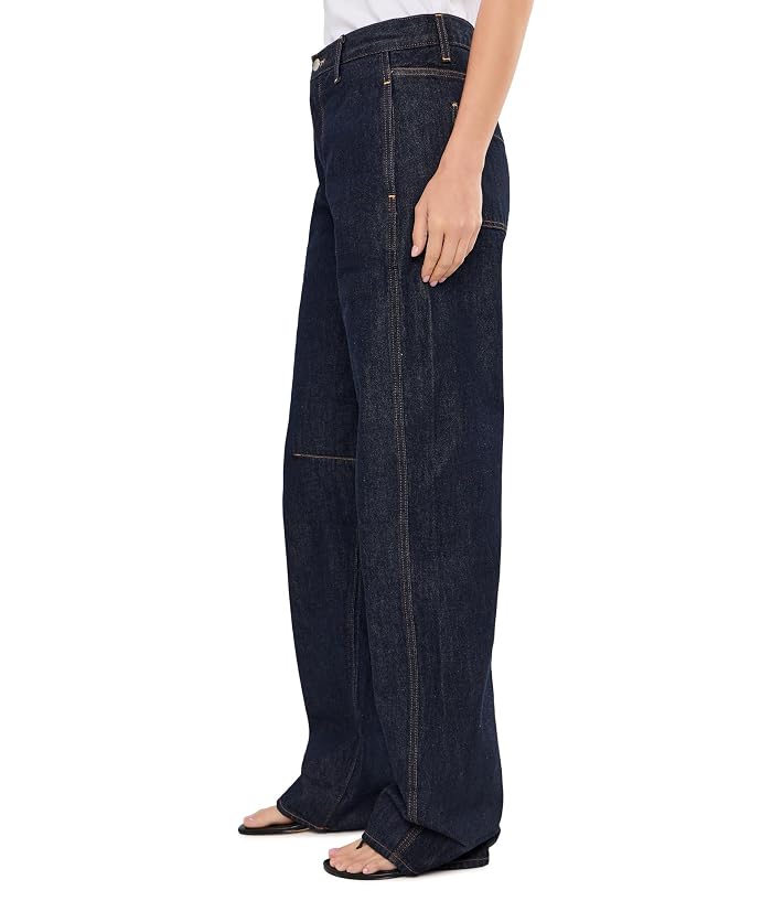 AG Jeans Mercer Cuffed High-Rise Barrel Jeans in Squaw Valley - Image 3