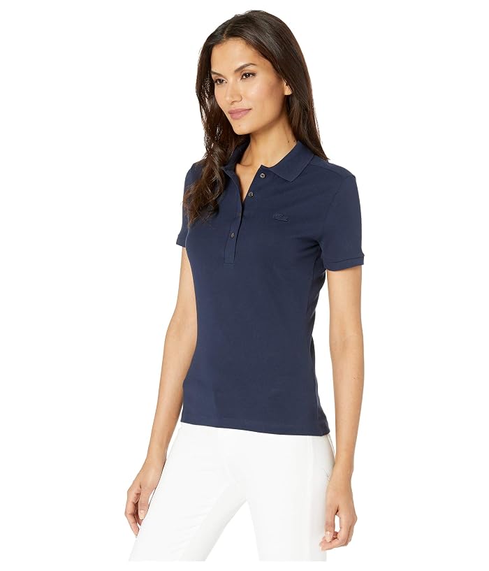 Lacoste Short Sleeve Slim Fit Stretch Pique Polo - Image 2