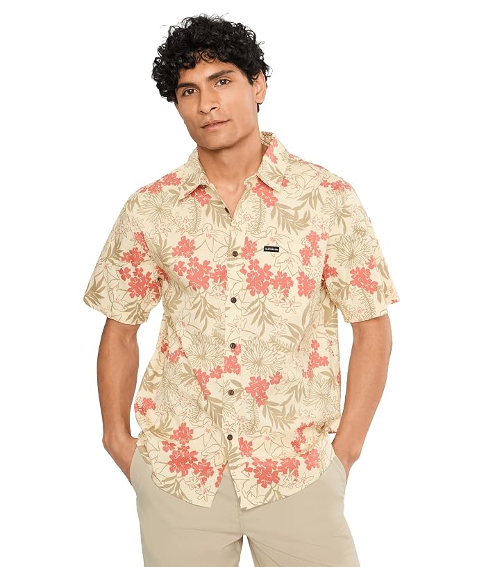 Quiksilver Jetty Bloom Classic Stretch Short Sleeve Woven