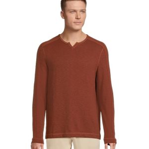Johnston & Murphy Split-neck Pullover