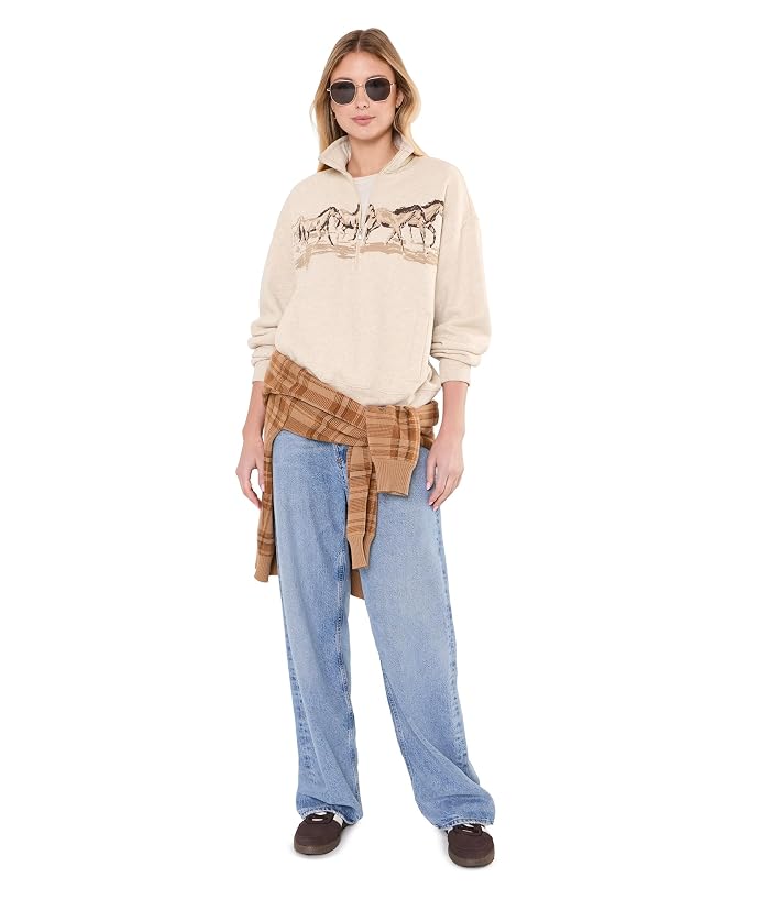 Ariat Running Wild 1/2 Zip Sweatshirt - Image 2