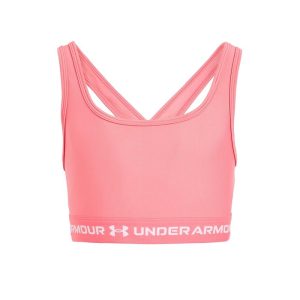 Under Armour Kids Cross-Back Mid-Impact Sports Bra (Big Kid)