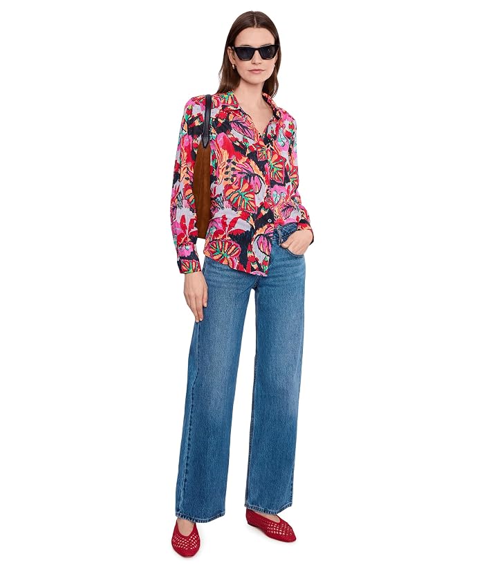 NIC+ZOE Kauai Garden Cotton Crinkle Shirt - Image 2