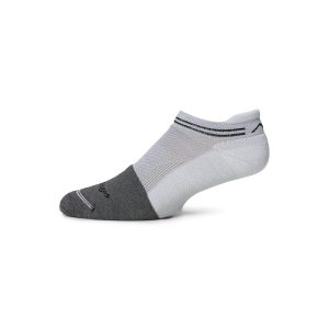 Darn Tough Vermont Steely No Show Tab Lightweight with Cushion w/ Full Cushion Toe Box