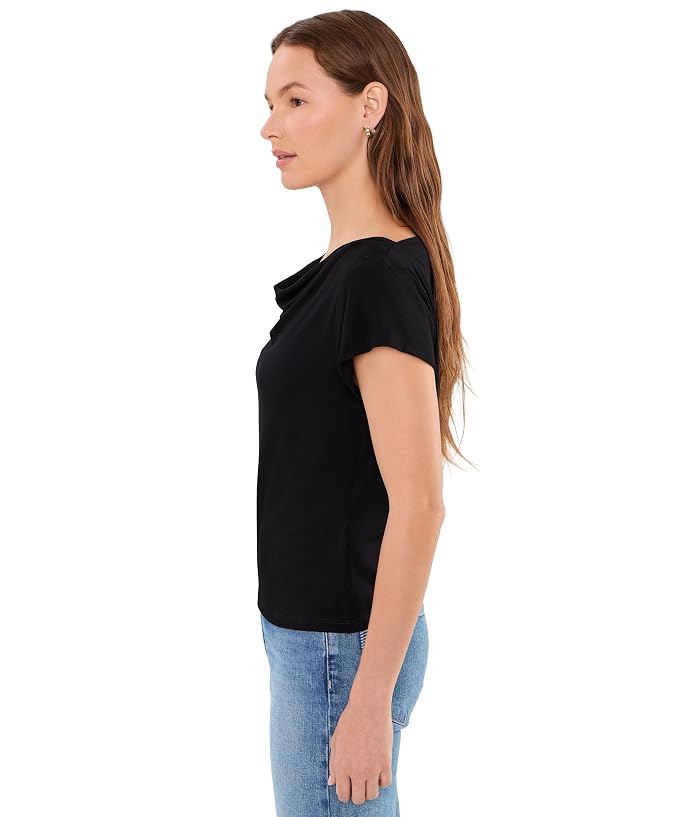 Michael Stars Desiree Cowl Neck Cap Sleeve Top - Image 3